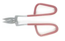 Trim or Cup shears for lampwok, glassblowing Red Handle 1&1.5 inch blade,