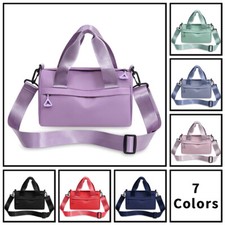 Small Gym Bag Zip Fitness Bag Outdoor ToteBag With Shoulder Strap Crossbody Bag.