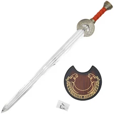 Replica Fantasy Sword with Plaque 38" Stainless Steel Display Weapon