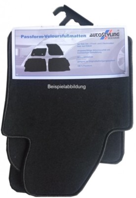Velour-Fußmatten für Honda Civic 3-turig Type R ab Bj.2007-2011