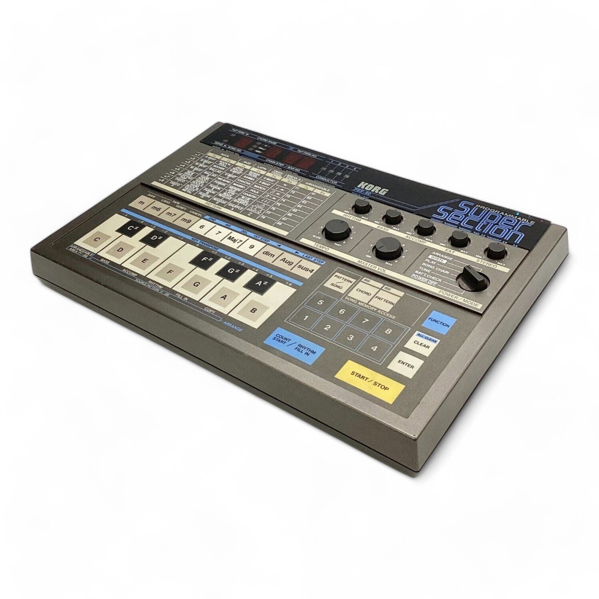 KORG PSS-50 Super Section Vintage Rhythm Machine used tested KORG PSS-50 Super Section Vintage Rhythm Machine used tested