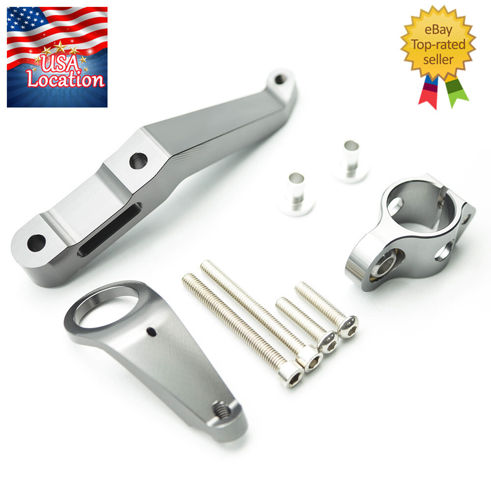 For CBR954RR 2002 2003 CNC Steering Damper Stabilizer Bracket Kit Mount Hardware