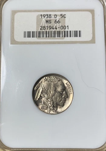 1938-D NGC MS66 Buffalo Nickel