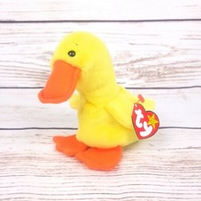 Ty Beanie Babies Quackers the Duck 6 Inch 1993