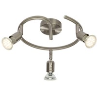Brilliant Loona Led Decken Spot Strahler Spirale Leuchte Lampe 3-Flg GU10 Eisen