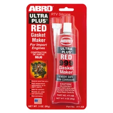 Abro Red 999 Ultra Plus RTV Silicone Sealant High Temp Gasket Maker 411-AB