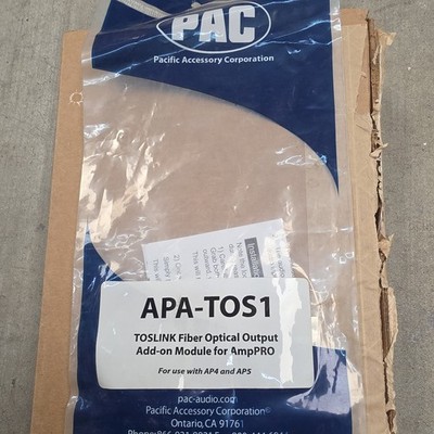 PAC APA-TOS1 / Digital TOSLINK Adapter for PAC's AmpPRO Interface **NEW**