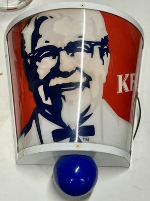 Vintage Kentucky Fried Chicken KFC  Bucket Globe Light Shade