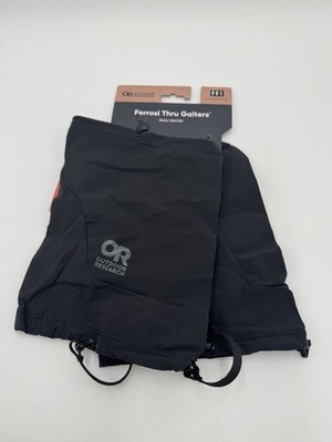 Outdoor Research Ferrosi Thru Gaiter Unisex Medium Black NWT