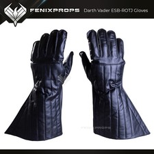 Darth Vader ROTJ Leather Gloves Star Wars Prop Costume