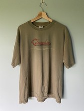 Made in USA Vtg Columbia Mens Logo Graphic Print T-Shirt Green XL Shirt