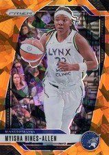 2024 Panini Prizm WNBA Orange Ice #20 Myisha Hines-Allen LYNX