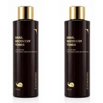Deoproce Snail Recovery Toner 210ml*2Pcs - FREE SHIPPING