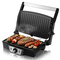 Superlex 180° Kontaktgrill Waffeleisen Sandwich Einstellbare Temperatur 1500W