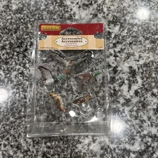 Lemax Christmas Village Accessory Assorted Birds Set of 5 #84817 Ducks Hawks NEW