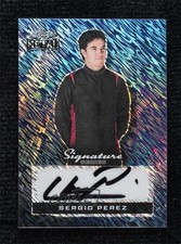 2024 Leaf Metal Signature Series Light Blue Shimmer 1/1 Sergio Perez Auto 14hk