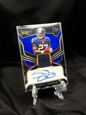 2018 Panini Select - D'onta Foreman #MP-DF Blue Prizm /75 (AU, MEM) Patch Auto