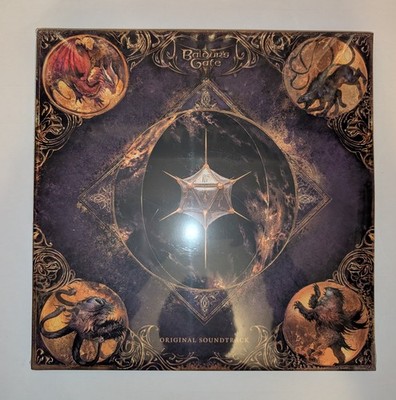 Baldur's Gate 3 Game Soundtrack Vinyl Record New & Sealed *small corner damage*
