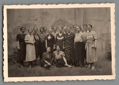 Foto Gruppenbild Frauen Vereinsgruppe Zweiter Weltkrieg 1941 (F1257)