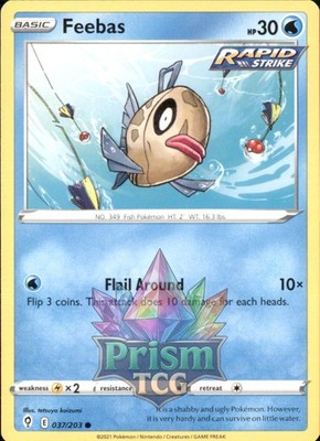 Feebas 37/203 Common Evolving Skies Pokemon
