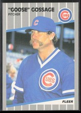 1989 Fleer Goose Gossage Chicago Cubs #425