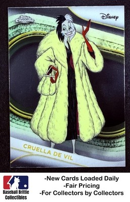 2025 Topps Chrome Disney #103 Cruella de Vil 101 Dalmatians