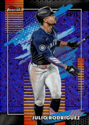 2026 Finest #130 Julio Rodríguez Purple Geometric Refractors #/75