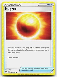 Nugget 162/192 Rebel Clash Uncommon Trainer