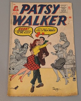 Patsy Walker Comic #93 - 1961 - Al Hartley 1960s Teen Humor Stan Lee Activities