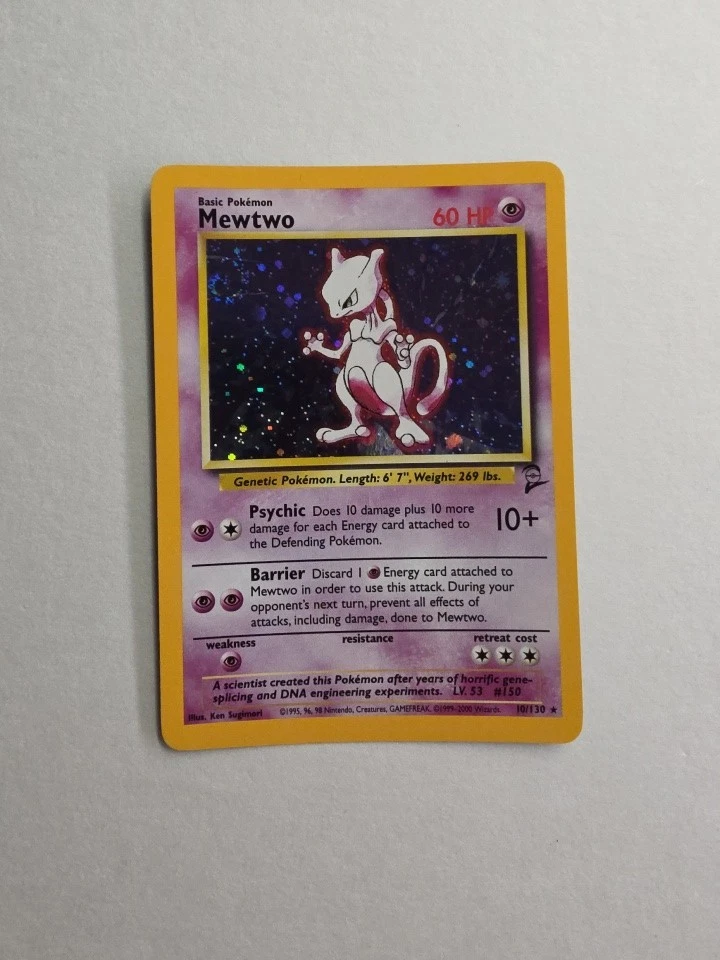 Mewtwo Pokmon TCG Base Set 2 Individual Collectible Card Game Cards for sale | eBay Mewtwo Pokmon TCG Base Set 2 Individual Collectible Card Game Cards for sale | eBay
