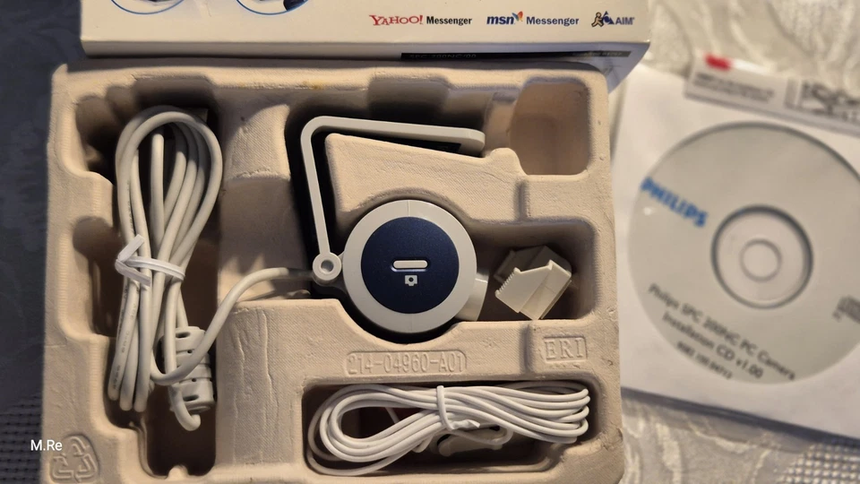 Philips SPC 200NC Webcam mit OVP (geöffnet), Inhalt neuwertig ✅ - Bild 2 von 4