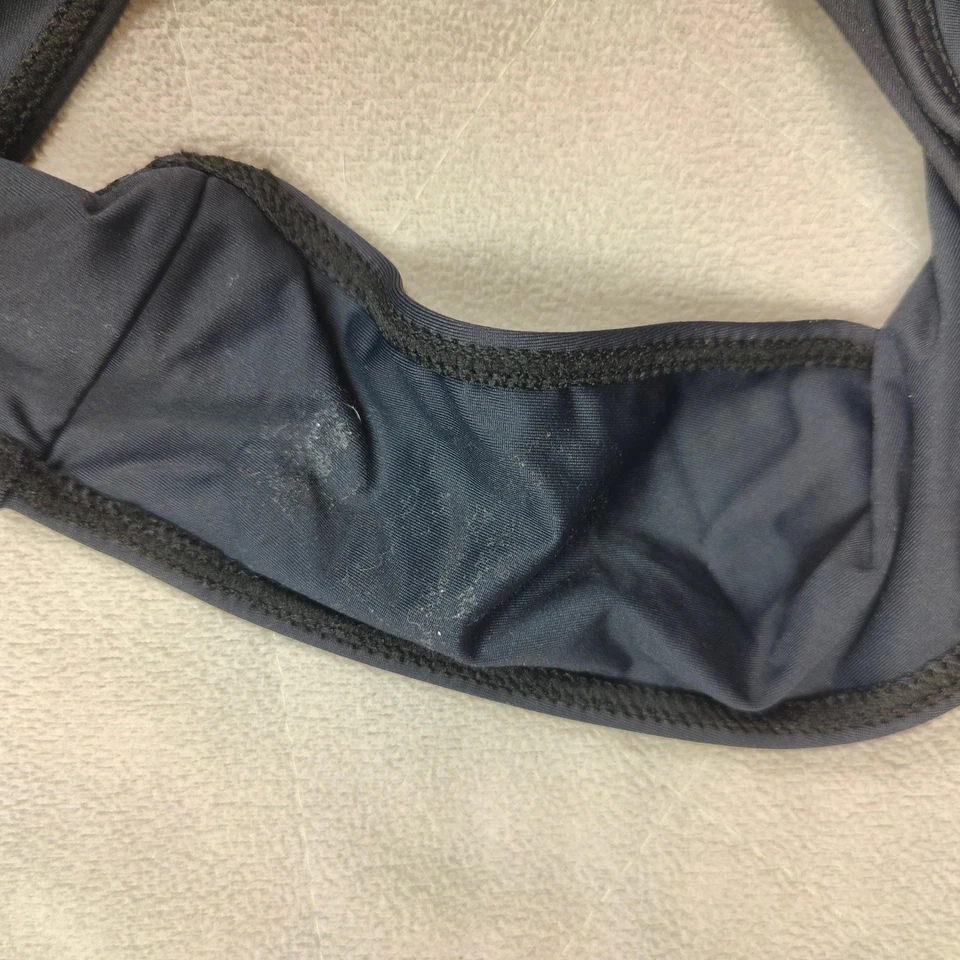 Frankies Bikinis Bikini Bottom Womens Medium Black High Rise Cheeky Swimwear - Image 4 of 4