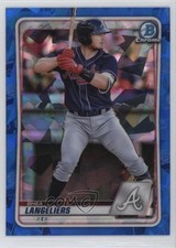 2020 Bowman Chrome Draft Sapphire Edition Shea Langeliers #BD-183 j6a