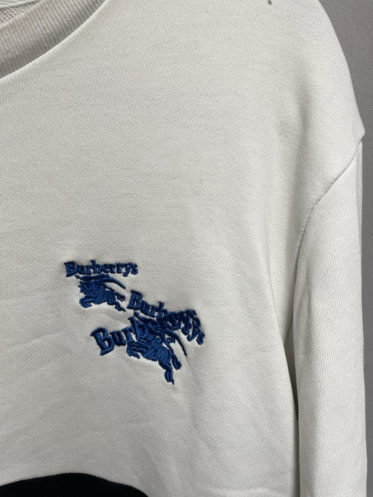 Burberry SS18 Documents Enclosed Archive Nova Check Sweater Men's Size M Rare image 7
