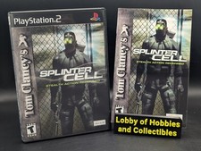 Splinter Cell (Sony PlayStation 2 PS2 ) CIB W/ Reg Card - Mint Disc -Black Label
