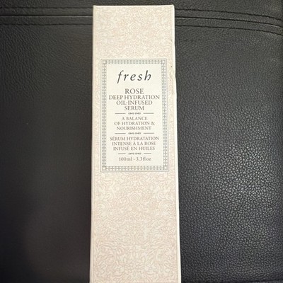 Fresh Rose Deep Hydration Oil-Infused 3.3 oz Serum NIB