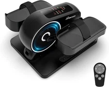 Under Desk Elliptical Machine Manual/Auto Dual Mode Ellipse Leg Pedal Exerciser✅