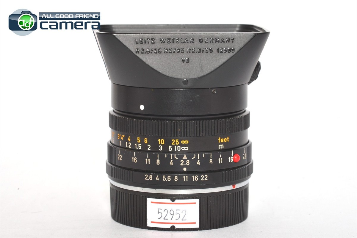Leica Leitz Elmarit-R 28mm F/2.8 Lens 3CAM Ver.1 Germany | eBay