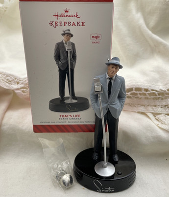 2014 Hallmark Keepsake Ornament -Frank Sinatra  That s Life  Magical Sound NIB
