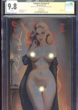 CGC 9.8 JSA Vampire Asylum #5 Michele Grey Hartsoe Signed FOIL Cover J [OB13]