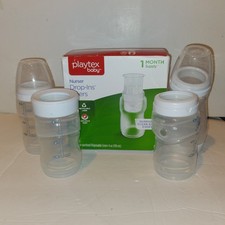 Playtex Baby Nurser Drop In Liners 150 4oz w/ Nurser Baby Bottles