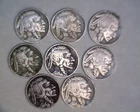 1913 TYPE  1  & 2 ,1914-S,1915,1915-S, BUFFALO NICKELS