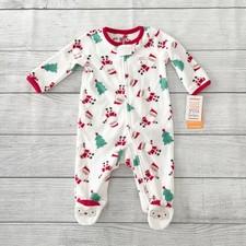 NWT Carter  s Fleece Santa Christmas Pajamas