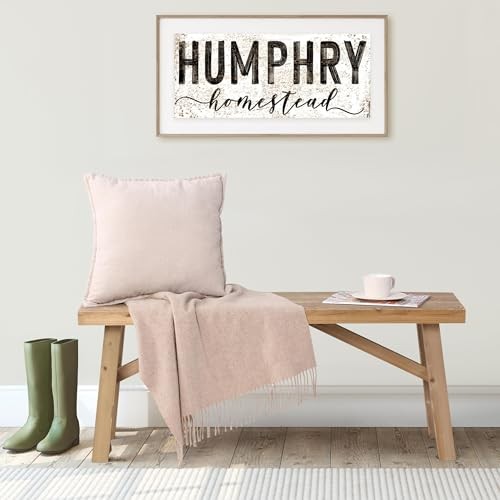 Sawmill Long Wood Bench Farmhouse Entryway Bench for Living Dining Room, 43"