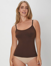 Maidenform Seamless Cami Shapewear Just Brown Underwear Size XL 10080