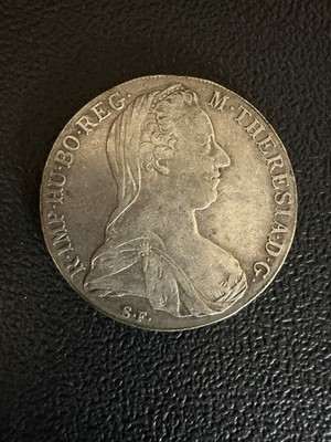 1780 Austria Maria Theresa 1 Thaler Restrike 0.833 Fine Silver