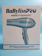 BaBylissPRO Nano Titanium Professional Lightweight Hair Dryer Blue 