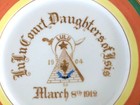 1912 LuLu Court Daughters of Imperial Court porcelain PLATE  - AEAONMS — photo 6