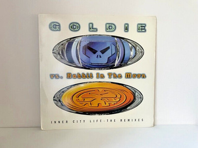 Goldie Vs Rabbit In The Moon   Inner City Life Remixes 12'' Vinyl 1996 FFRR