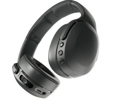 Skullcandy CRUSHER EVO Wireless Over-Ear Headset -BLACK (OPEN BOX)(FREE SHIPING)
